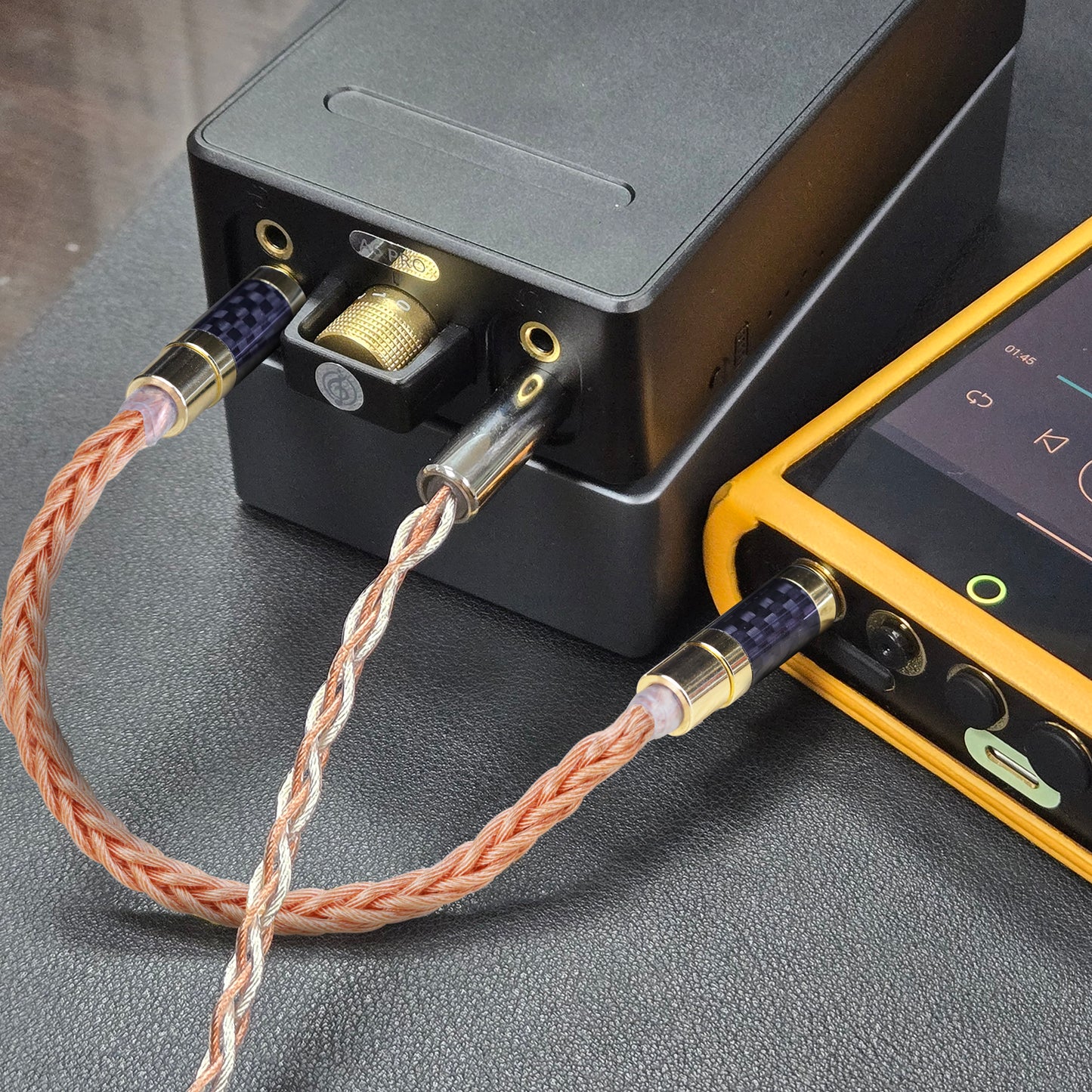 cooyin allin1 aux 万能 オーディオケーブル 変換ケーブル イヤホンジャック 変換 2.5mm 3.5mm 4.4mm(オス)- 2.5mm 3.5mm 4.4mm(オス) 8芯 OFC 金メッキ イヤホン・ヘッドホン、アンプ、オーディオプレーヤー等に適用