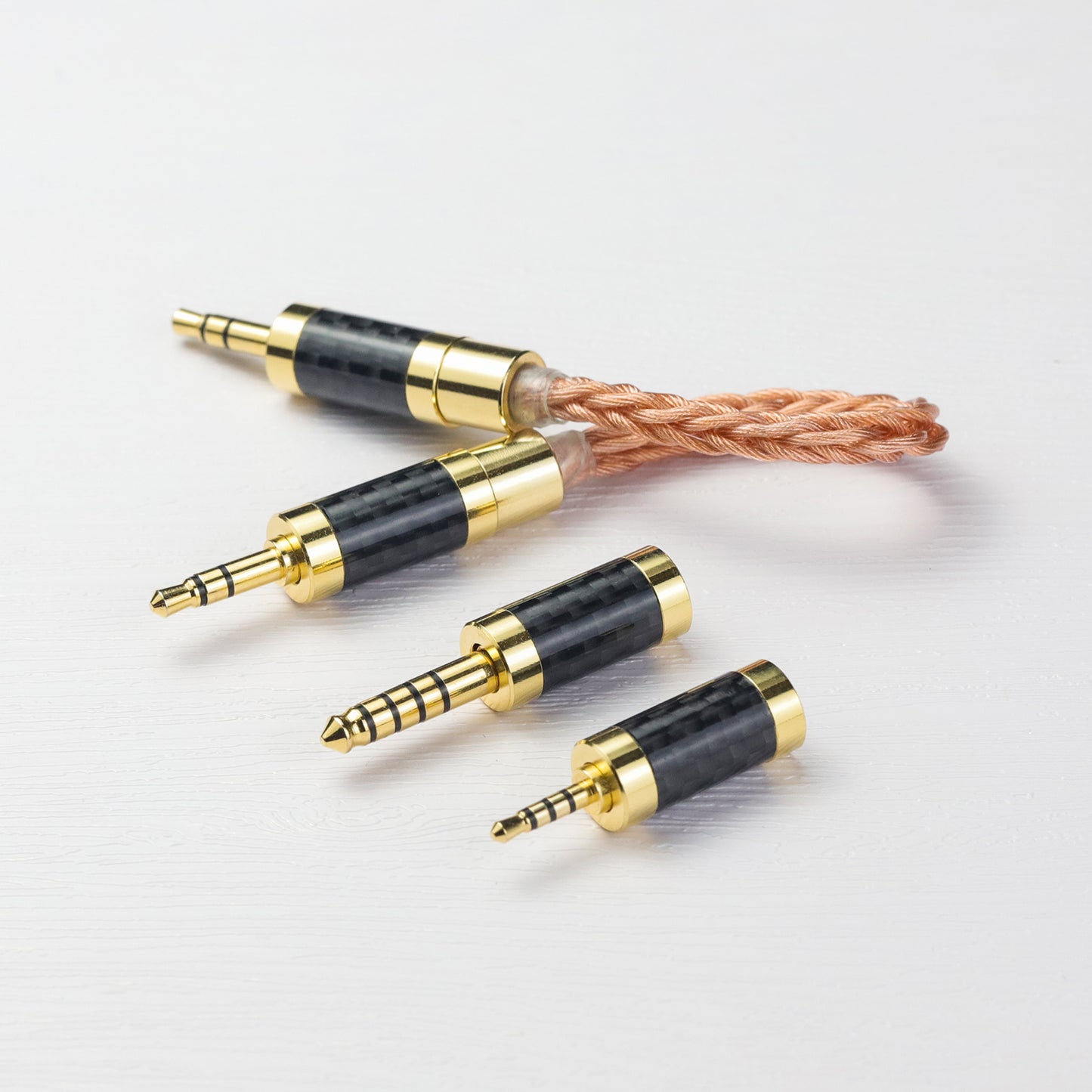 cooyin allin1 aux 万能 オーディオケーブル 変換ケーブル イヤホンジャック 変換 2.5mm 3.5mm 4.4mm(オス)- 2.5mm 3.5mm 4.4mm(オス) 8芯 OFC 金メッキ イヤホン・ヘッドホン、アンプ、オーディオプレーヤー等に適用