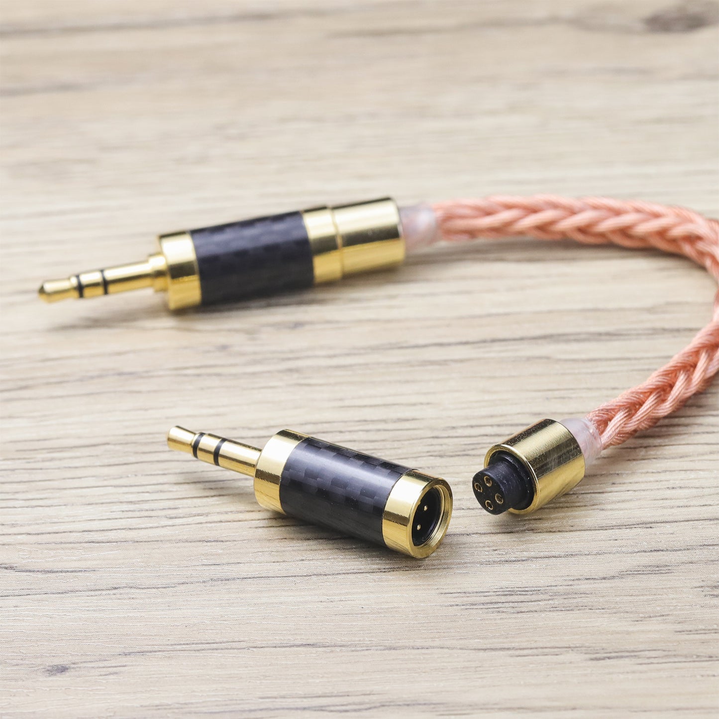 cooyin allin1 aux 万能 オーディオケーブル 変換ケーブル イヤホンジャック 変換 2.5mm 3.5mm 4.4mm(オス)- 2.5mm 3.5mm 4.4mm(オス) 8芯 OFC 金メッキ イヤホン・ヘッドホン、アンプ、オーディオプレーヤー等に適用