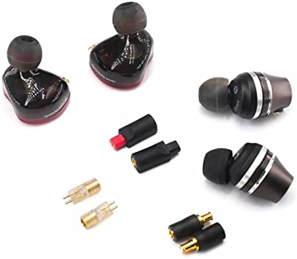 cooyin IM-MMCX 変換コネクター コネクターキット オーディオテクニカIMシリーズ用(オス) - MMCXコネクター(メス) 2個セット