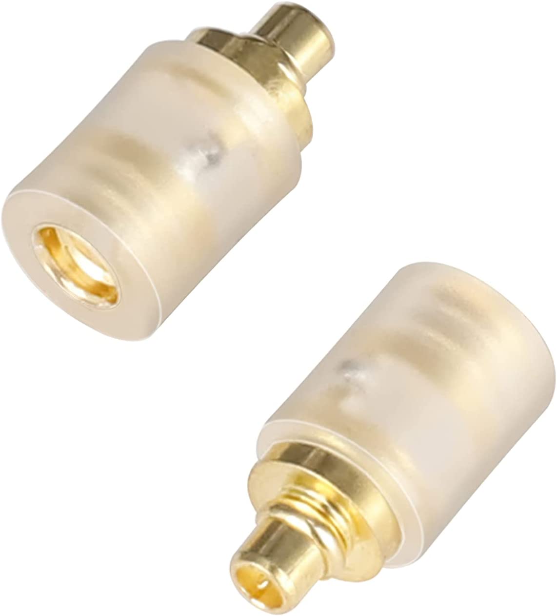 cooyin MMCX-MMCX 変換コネクター コネクターキット SEシリーズ用 MMCXコネクタ(オス) - MMCXコネクタ(メス) Shure用 JVC用 2個セット