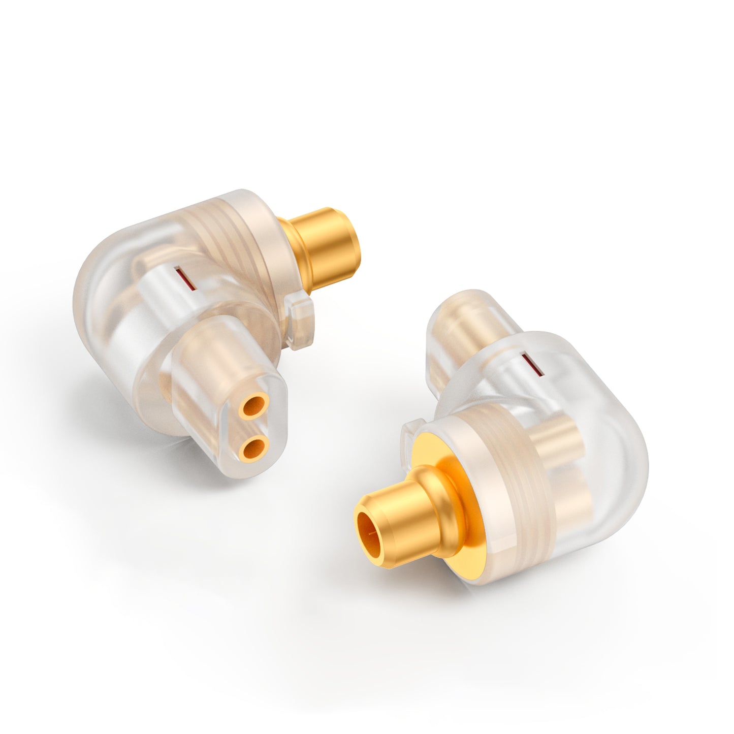 cooyin QDC 2pin (リケーブル側) to ER4SR (イヤホン側) アダプター コネクター スライダー 金メッキプラグ 統合成形技術 音質劣化なし簡潔 精緻 線材テスト作業用 ミニタイプ