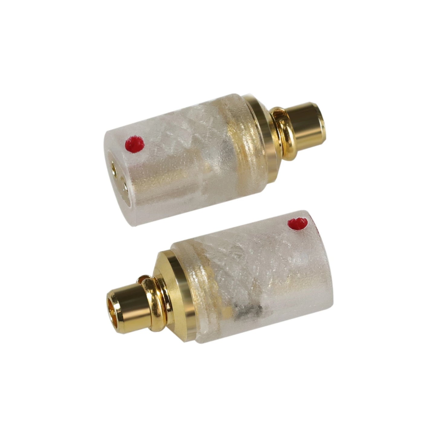 cooyin IE300/MMCX(オス) to 0.78(メス) アダプター コネクター 金メッキプラグ 統合成形技術 音質劣化なし簡潔 精緻 線材テスト作業用 ミニタイプ SENNHEISER IE200/IE300/IE600/IE900 AKG N5005 N30 N40..などに対応