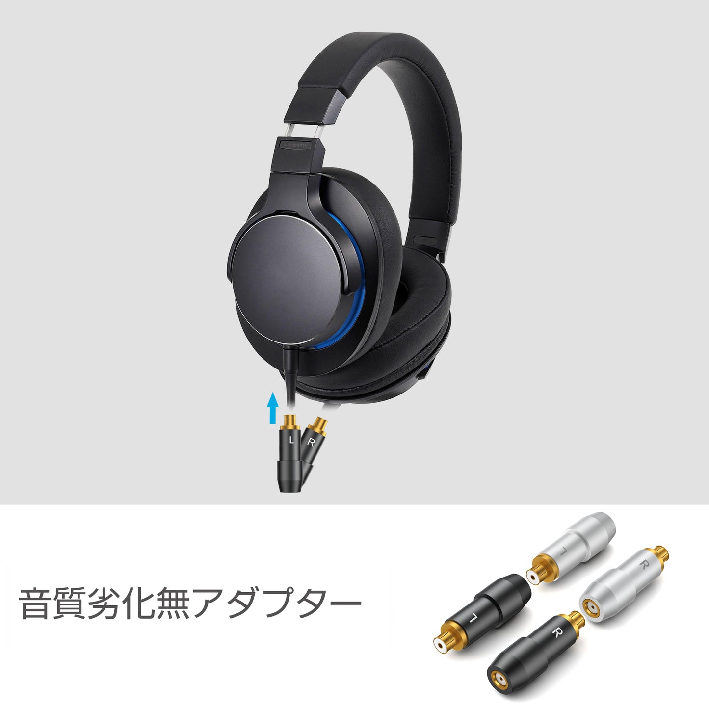 cooyin MMCX (リケーブル側) to SR9 (イヤホン側) アダプター コネクター スライダー 金メッキプラグ 統合成形技術 音質劣化なし簡潔 精緻 線材テスト作業用 ミニタイプ