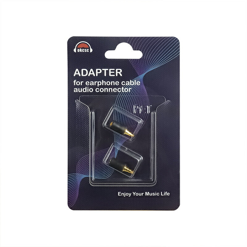 cooyin Sennheiser IE40-MMCX 変換コネクター コネクターキット ゼンハイザー用 IE40用(オス) to MMCXコネクタ(メス) 2個セット ブラック  mmcx (リケーブル側) to IE40pro (イヤホン側) アダプタ ゼンハイザーIE40proイヤホンに対応