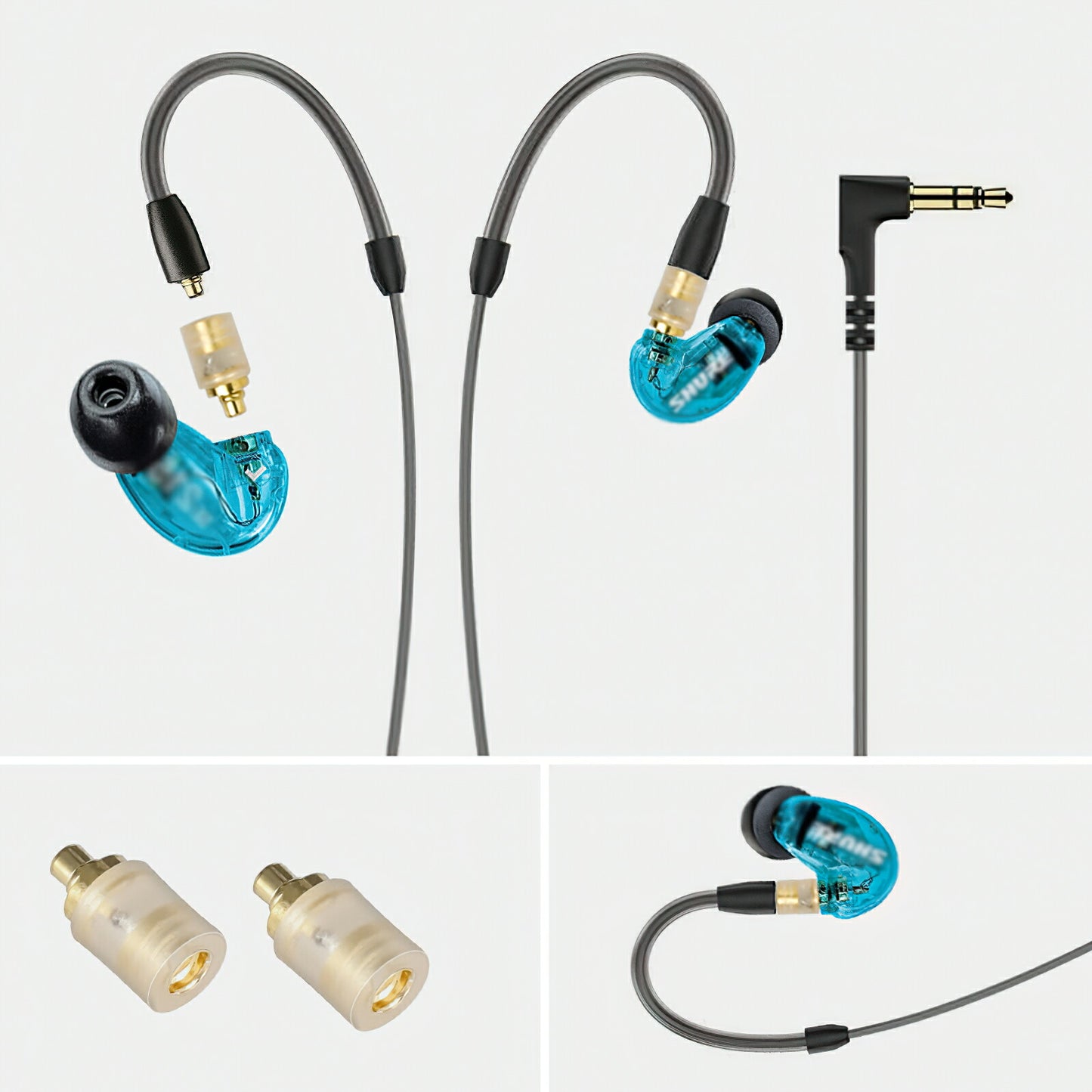 cooyin MMCX-MMCX 変換コネクター コネクターキット SEシリーズ用 MMCXコネクタ(オス) to MMCXコネクタ(メス) 左右1セット sony XSA-A3 A2 H2 H3 300AP NIAP N3APなど 対応