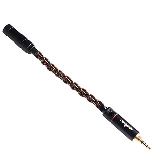 cooyin 8芯 単結晶銅 バランス 変換ケーブル 15cm