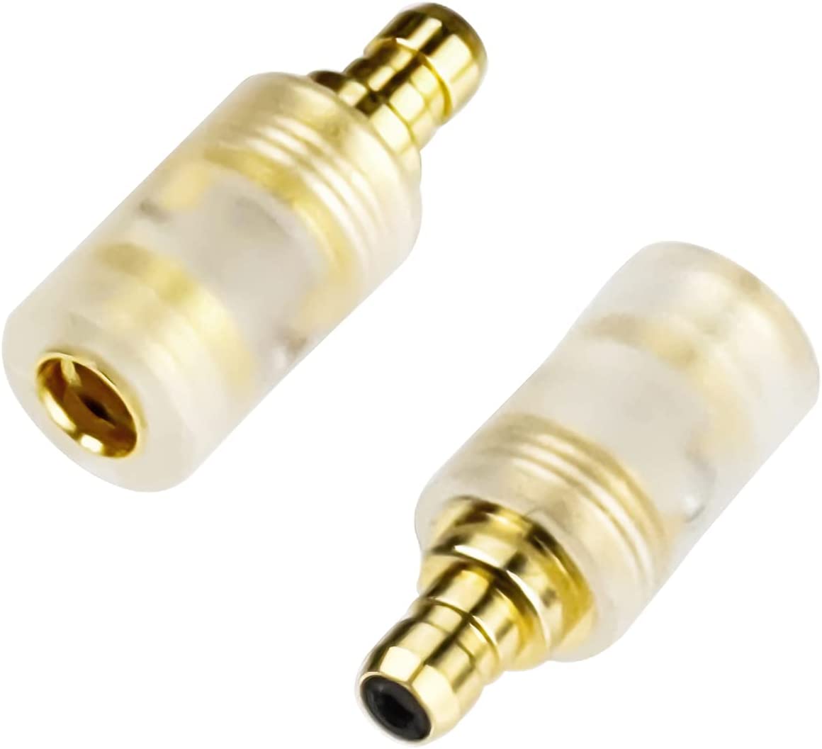 cooyin IE400-MMCX 変換コネクター コネクターキット IE PROコネクタ(オス) - MMCXコネクタ(メス) ゼンハイザー用 IE500pro・IE400pro・IE100proなど適合 2個セット