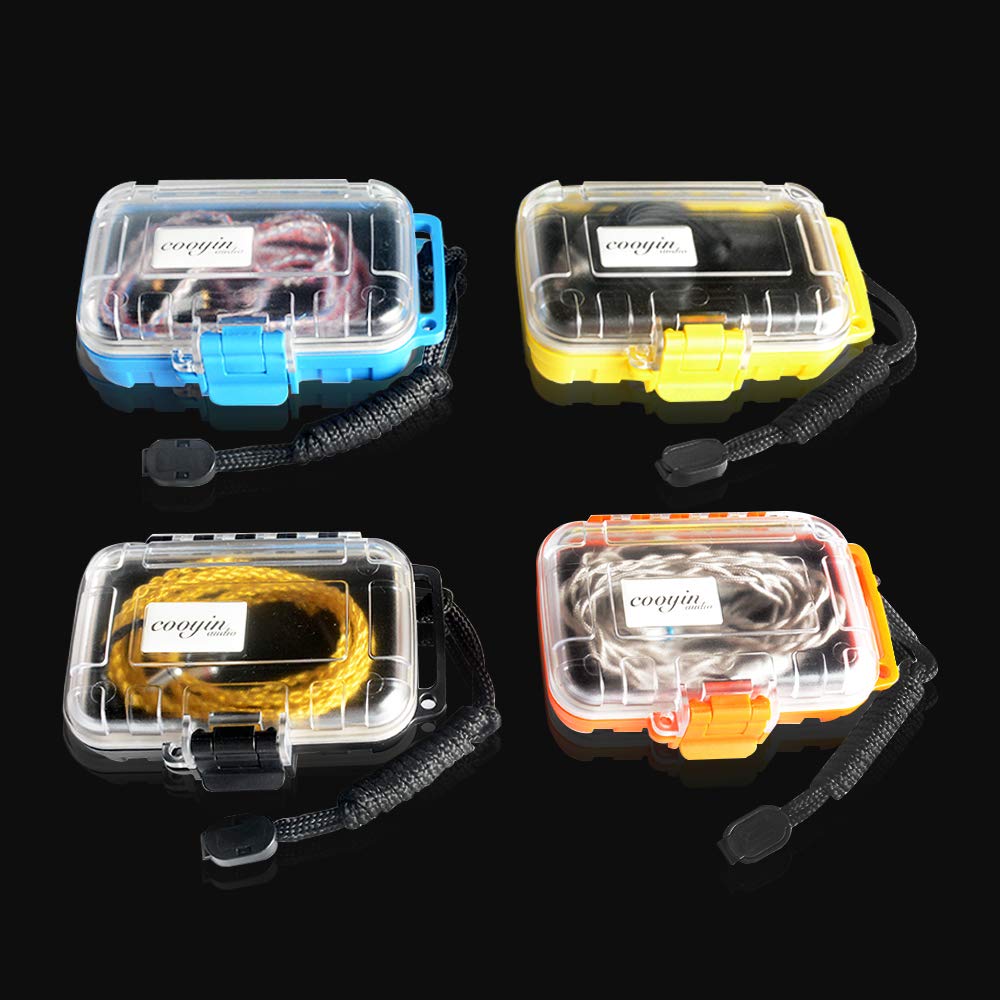 cooyin イヤホンケース 収納ケース IP68級 防水 防震 防塵 耐衝撃