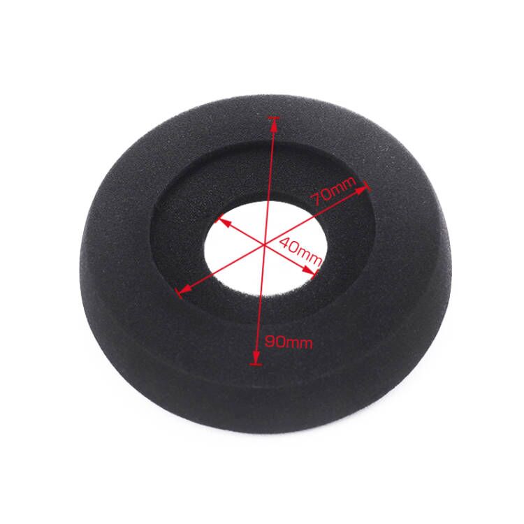 イヤコットンイヤーパッド イヤークッションのために適したcooyin SR70 (黒い)