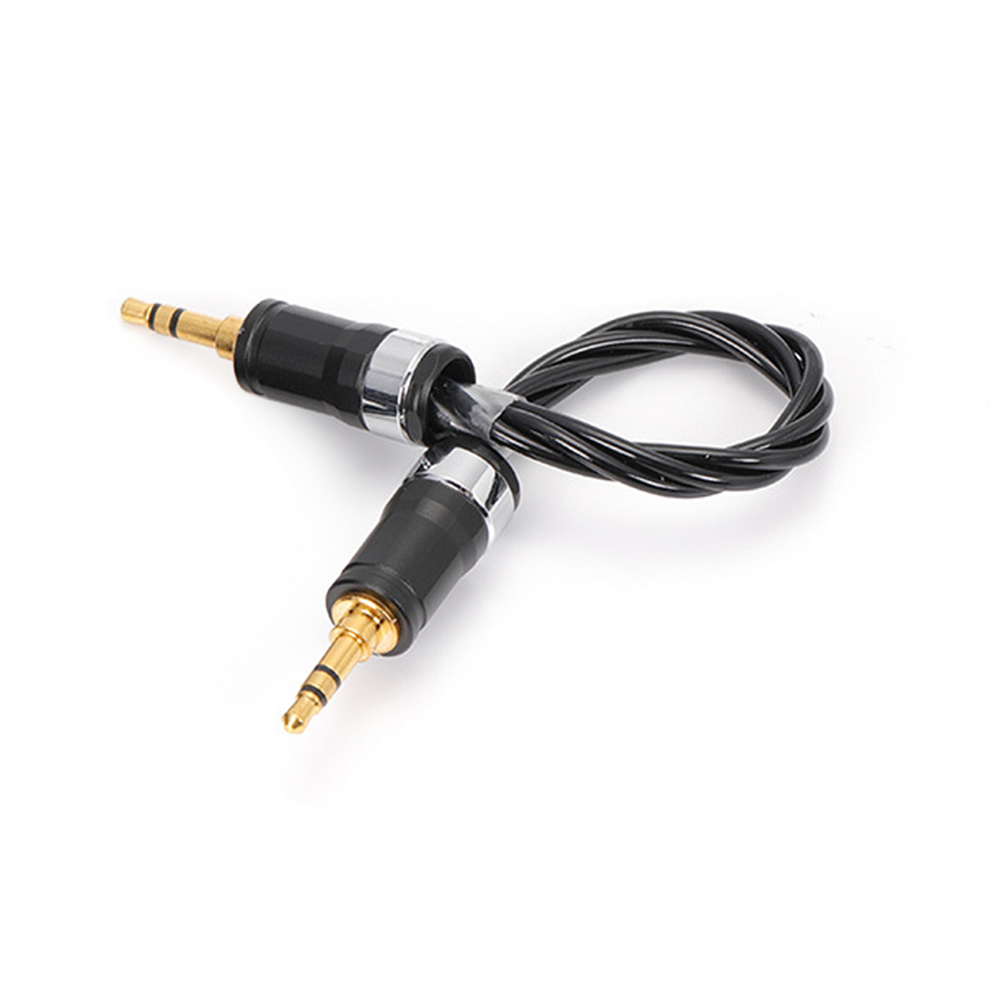 cooyin BT34-3 3.5mm AUXオーディオケーブル 18cm ケーブル 金メッキプラグ セラミック6元素 純正グラフェン 高音質 ロスレス 無磁性 ニッケルなし 広互換性 ニッケルフリー