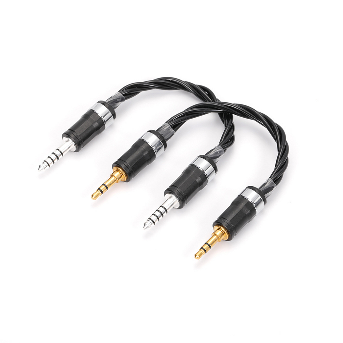 cooyin BT34-3 3.5mm AUXオーディオケーブル 18cm ケーブル 金メッキプラグ セラミック6元素 純正グラフェン 高音質 ロスレス 無磁性 ニッケルなし 広互換性 ニッケルフリー