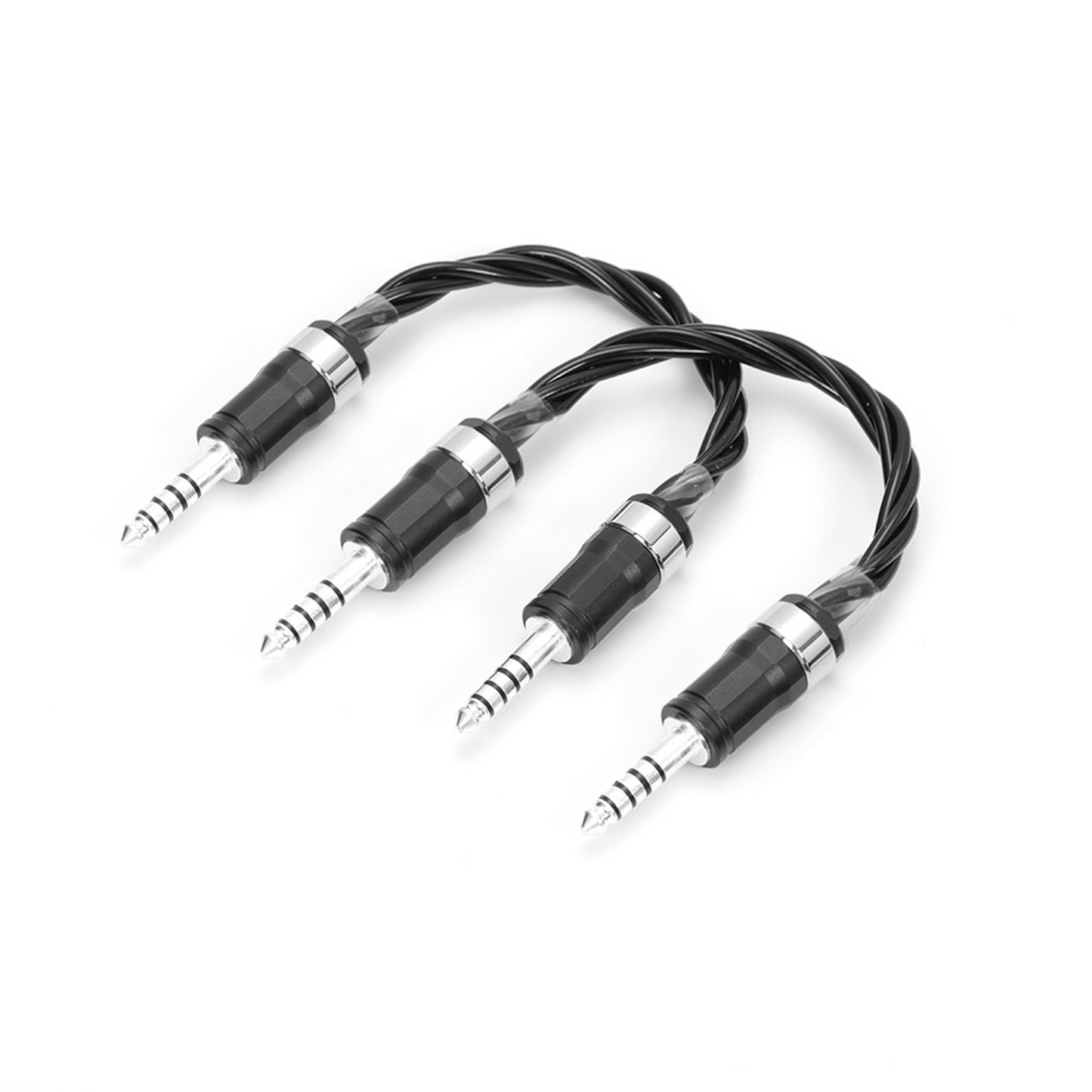 cooyin BT34-4 4.4mm バランスケーブル 19cm ケーブル OFCプラグ セラミック6元素 純正グラフェン 高音質 ロスレス 無磁性 ニッケルなし デスクトップHi-Fi対応