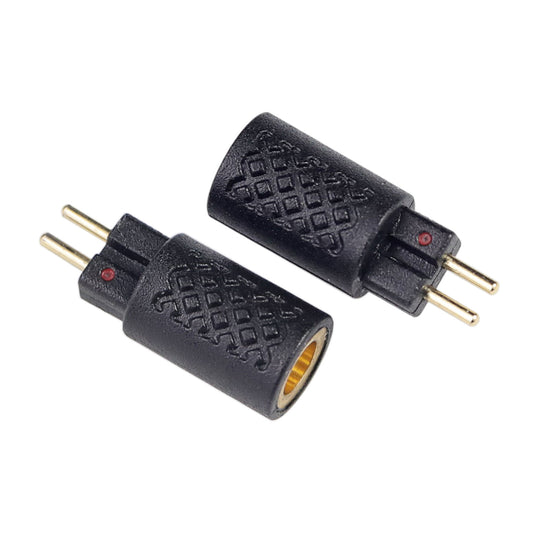 Cooyin 0.78 2PIN(イヤホン側)to A2DC(リケーブル側) アダプター コネクター 音質劣化なし簡潔 精緻 線材テスト作業用 ミニタイプ SHUOER CONDUCTOR SINGER BA10 AS10 ZS10..に対応