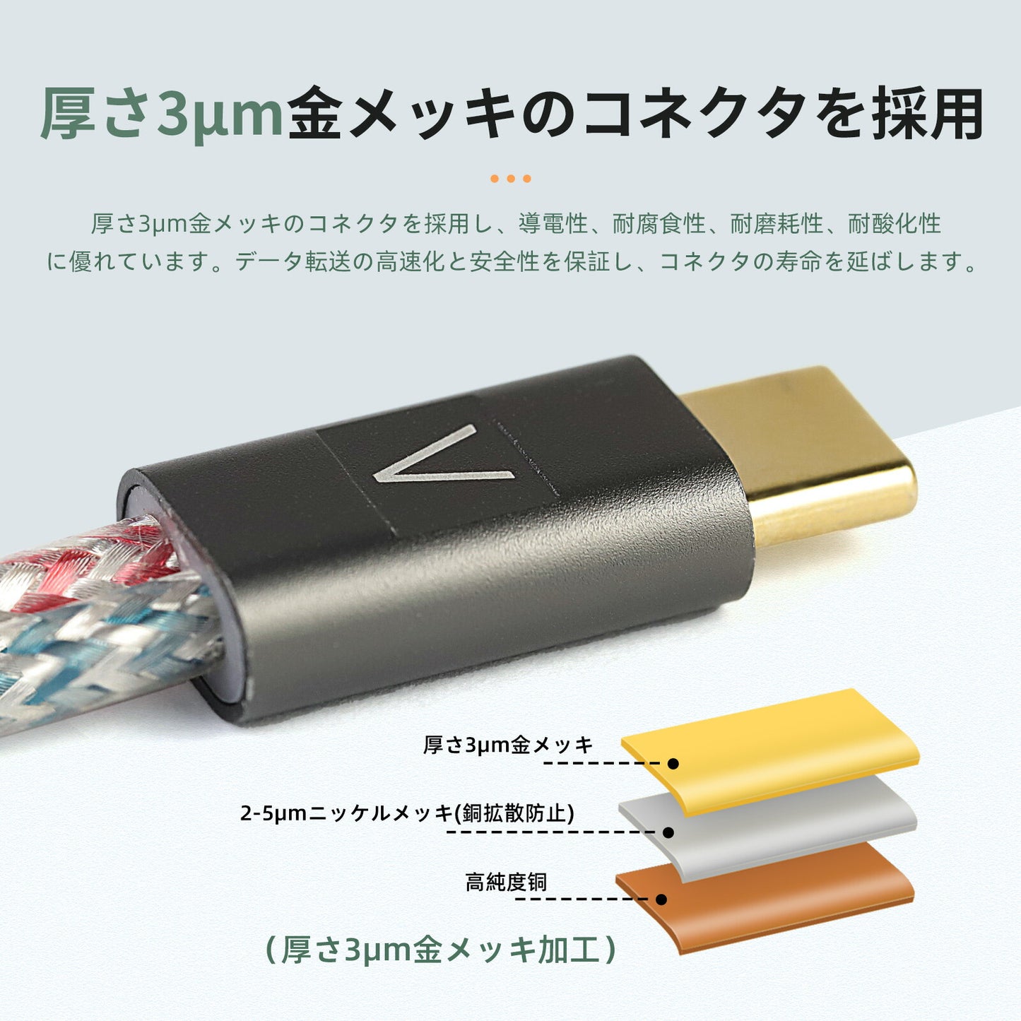 Cooyin C5T DAC専用リケーブル DACデコーダー Type-Cストレートタイプ オーディオプレーヤー、デスクトップアンプ、ポータブルアンプ、配信用オーディオインターフェースなどの音声処理機器