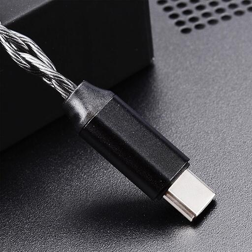 Cooyin F4 イヤホンケーブル 0.78 2PIN QDC 高純度OFC銀メッキ 高純度単結晶銅4芯リケーブル3.5MM 4.4MM TypeC KZ BA10/AS10/ZS10/ZSR/ZST/ED12/ES3/ES4/KZZS10などに対応